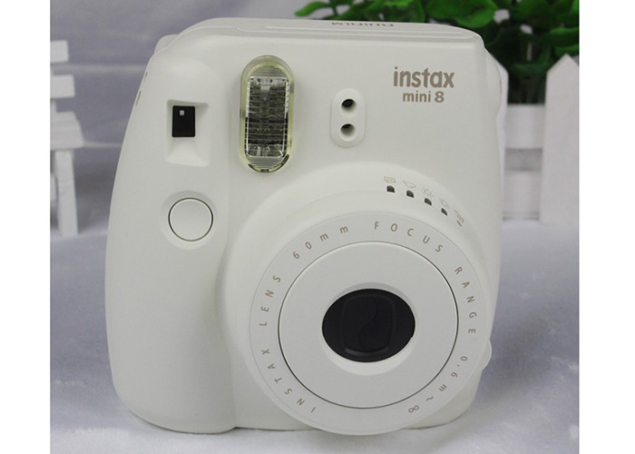 Fuji Instax mini 8 camera once imaging film lomo vertical shot for travel
