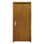 Lattice Carving Solid Wood Bedroom Doors 45mm MDF Board Door Design