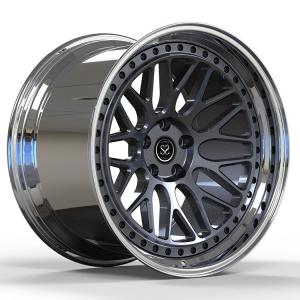 China Mercedes-Benz AMG S63 5X112 Custom Polish 2-PC Forged Alloy Rims With 5x112 Staggered 20 21 and 22 inches factory
