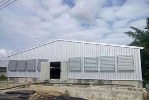 China Q235B Steel Structure Poultry House Painted Steel Frame Chicken Coop factory