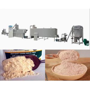 Extruded Rice Baby Powder Nutritional Flour Food Processing Line New