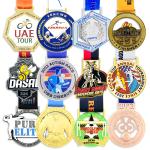 Custom Metal Die Cast Medals For Basketball Soccer Football Marathon Run