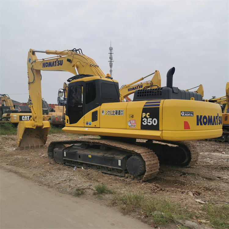Transport Height of 3.2m and Width of 3.1m Japan Used Komatsu PC350-7 Crawler Excavator