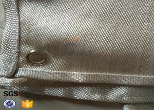 China 840gsm 1 M Fiberglass Fire Blanket , Industrial Heat Resistant Blanket factory