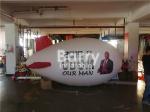 Large Advertising Airplane Balloon Inflatable Blimp With Custom Logo Printing