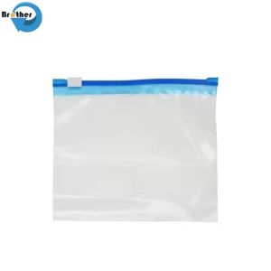 Custom Printed Resealable Plastic Zipper (Freezer) Bags, Waterproof, Clear, Food