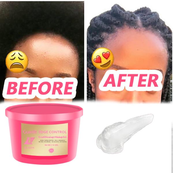 64oz Braid Gel Professional Salon Use Fast Dry Braiding Gel Twists Braids Wave