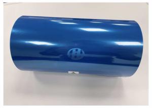 China 20 μm Anti Static Film Blue Silicone Coated Polyester Film mainly used as waste discharge films in 3C industries factory