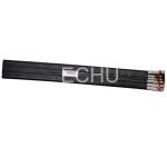 Flat Flexible Traveling Cable for Crane or Conveyor in Black Jacket
