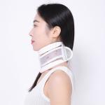 Medical Plastic Neck Support Collar White / Skin Color For Neck Pain Relief