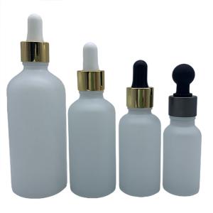 China 120ml 150ml Frosted Glass Serum Bottle With Pipette factory