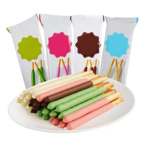 Cheese Flavor Cookie And Cream Sticks Chocolate Coated Cookies