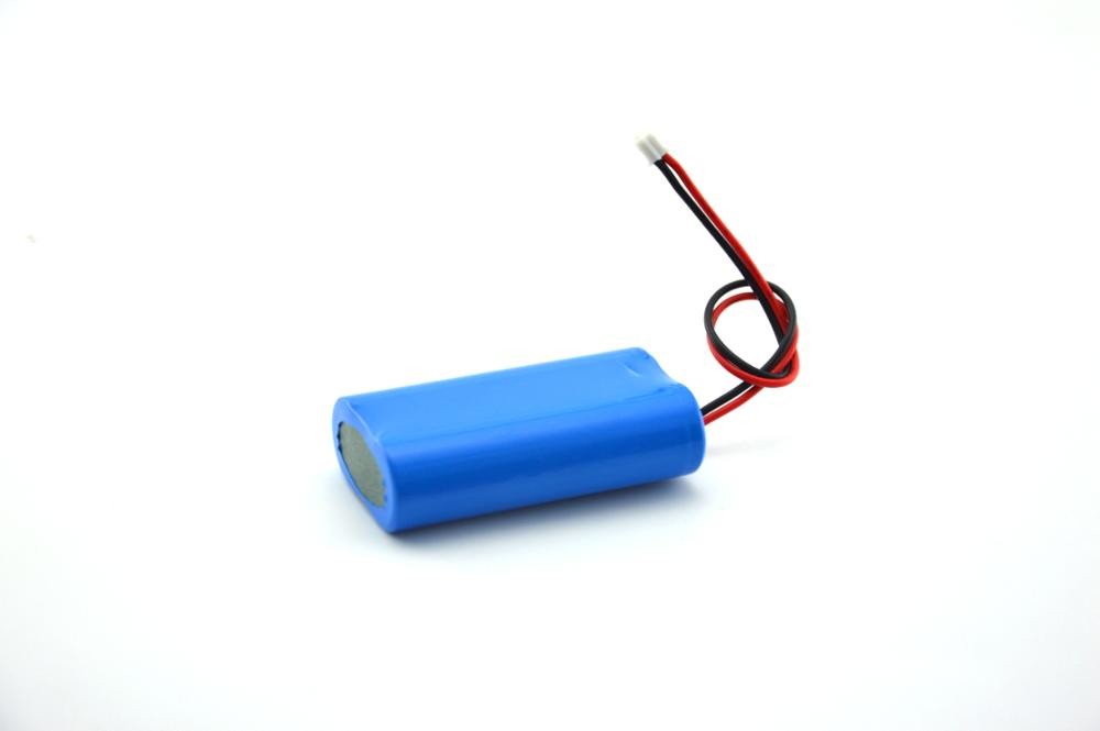 ICR18650 2S1P 7.4 V 2200mAh Lithium Ion Battery Pack For Bluetooth Speaker