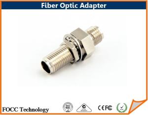 China Bare Bulkhead Fiber Optic Mounting Coupler Adapter SMA to SMA Adapter factory