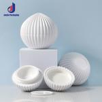 50g Skin Care Cream Jar Sphere Shape Cosmetic Plastic Jars Customized For
