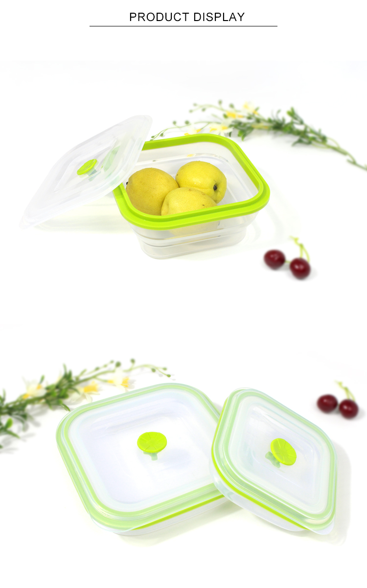 800ML Biodegradable Collapsible Kitchen Storage Containers