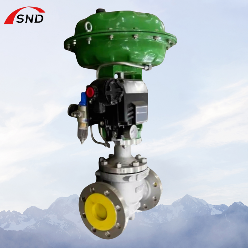 China Pneumatic Diaphragm Stainless Steel Regulating Valve DN65 PN16 on sale