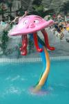 Colorful Carp Spray Park Equipment / Kids' Water Playground