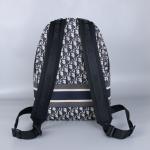 Designer Small Diortravel Backpack Blue Dior Oblique Jacquard