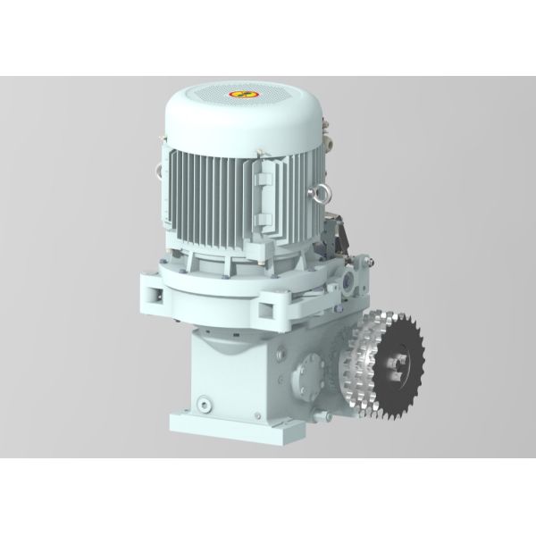 China IE3 18.5kw Helical Worm Gear Motor IP55 Public Escalator Machine factory