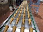 Caramel Colour Sugar Cones 118mm 120mm Height With 22 ° Angle