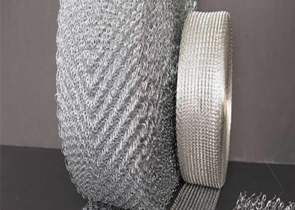 Stainless Steel Knitted Wire Mesh Tape 0.20mm 95% Filter For Catalytic Converter