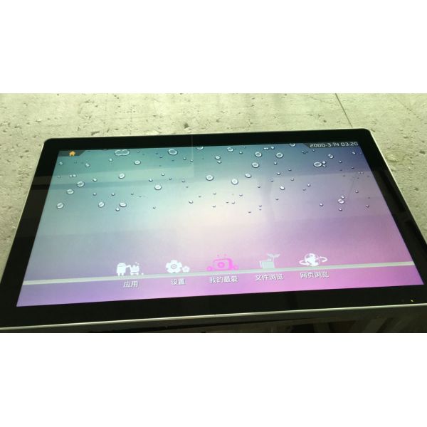 TFT Wall Mounted Digital Signage IR Remote Control Dustproof Digital Photo Frame