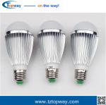 Aluminum outdoor 7w 9w 12w e27 pir infrared led motion sensor light bulb