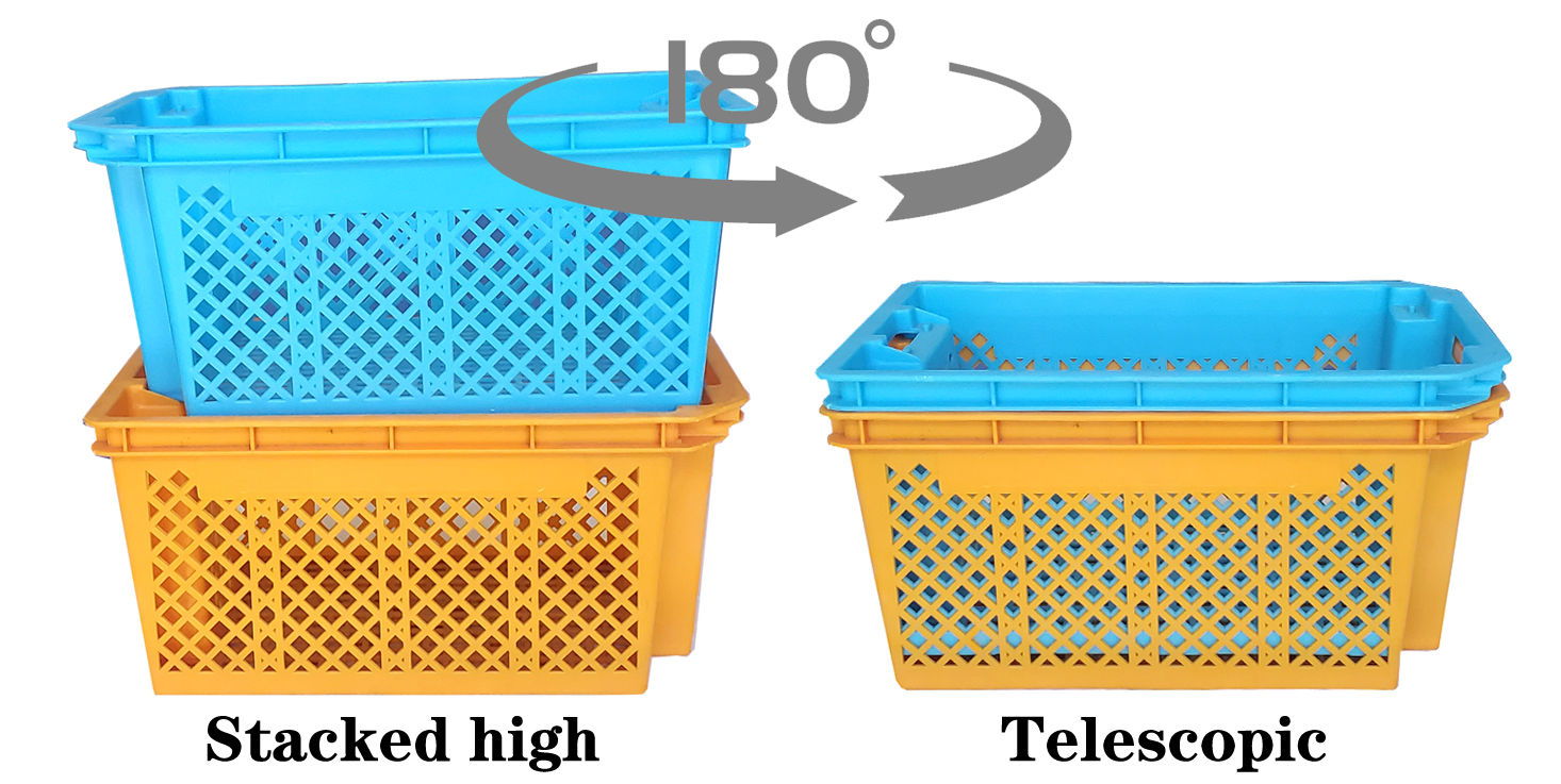 Beverage Bottle Perforated Plastic Crate For Tomatoes Other Fruits