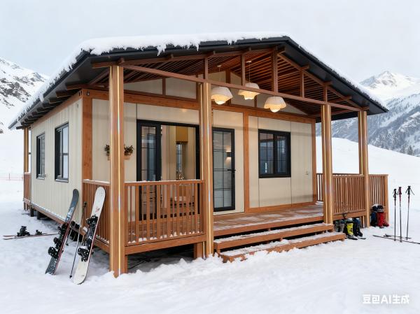 China Expandable Container House with Gable Roof 5.5 Tons Net Weight and L5700*W6660*H2650mm Size Prefabricated Tiny Home factory