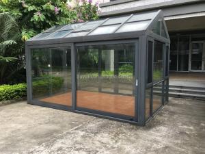 China Small Size Sun Sunlight Room Aluminum Alloy Frame For Garden factory