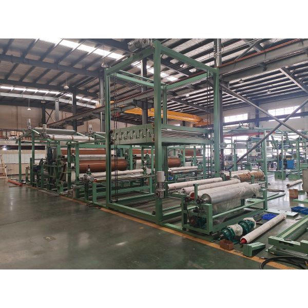 Water Based Glue Laminating Machine for Carpet Production at Manufacturing Plant