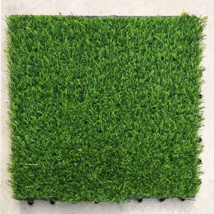 Synthetic 30x30cm Garden Fake Artificial Grass Carpet For Balcony