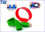 Colorful Easy to Carry Silicon Wristband Thumb Drives 2GB 4GB for Gifts with