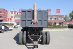 20 Ton Cargo Dump Semi Trailer Truck with 2 Axles Full Trailer Drawbar and Leaf
