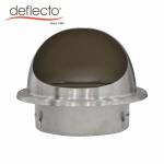 Wiredrawing Round Metal Air Vents Air Outlet Venting Hood Air Outlet 4 Inch