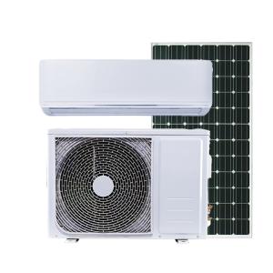 China Inverter Hybrid 350V Solar Split Air Conditioner 1 ton 1.5HP factory