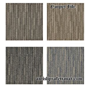 50x50CM Removable Carpet Tiles PVC Backing Polypropylene Carpet Tiles