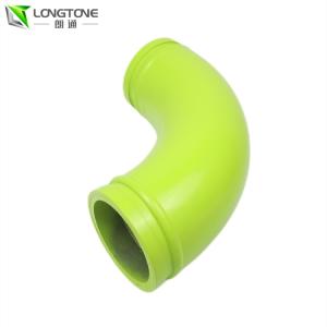 China Customized Color Concrete Pump Pipe Bend Mn13 ISO9001-2008 factory