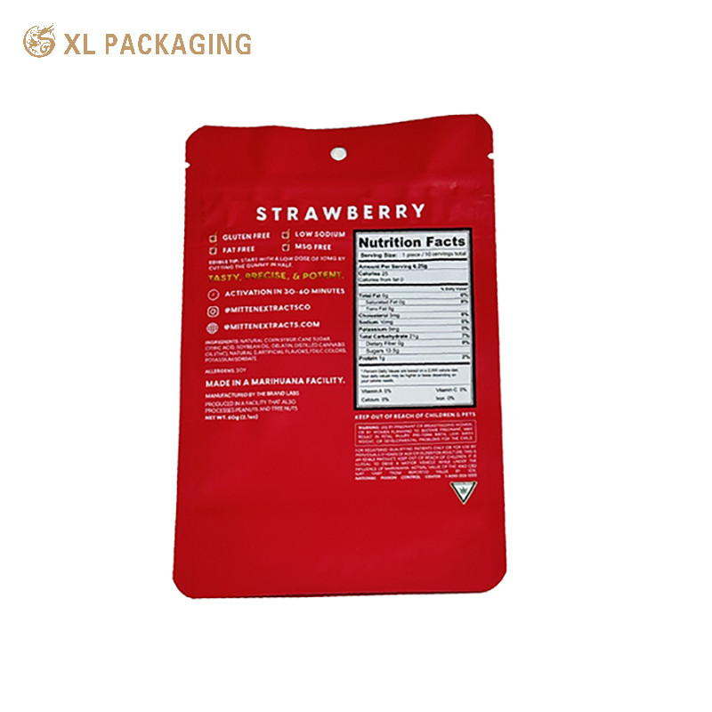 Matt Biodegradable Zipper Bags Reusable Waterproof Zipper Pouch For Clothes Packaging