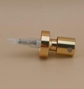 China Golden Alum Button Fine Crimp Sprayer Big Housing K402-1 for Perfume factory