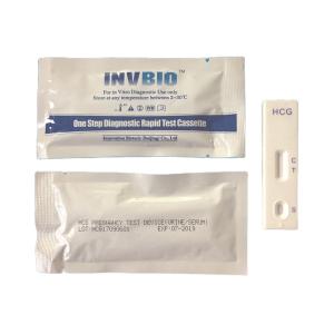 China Medical IVD Hcg One Step Pregnancy Test Card factory