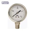 ss304 special thread high pressure 1000 bar oil filled 4" utility pressure gauge