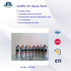 China Aerosol Graffiti Art Lacquer Spray Paint 400ml RAL For Indoor Outdoor factory