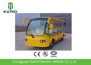 China 4 Wheel Electric Shuttle Bus Mini Electric Tourist Sightseeing Car With Hydraulic Braking System factory