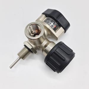 China Work Air Pressure 30Mpa SCBA Cylinder Valve With Double Side Pressure Meter factory