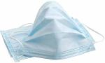 Waterproof Disposable Mouth Mask Three Ply Disposable Half Mask Respirator