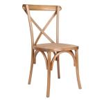 Hotel Chair Vintage X Cross Back Stackable Wooden Wedding Event Restaurant