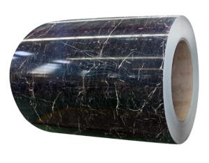 China JIS G3321 0.85mm Marble Grain PPGI PPGL Coil HDP Coating factory