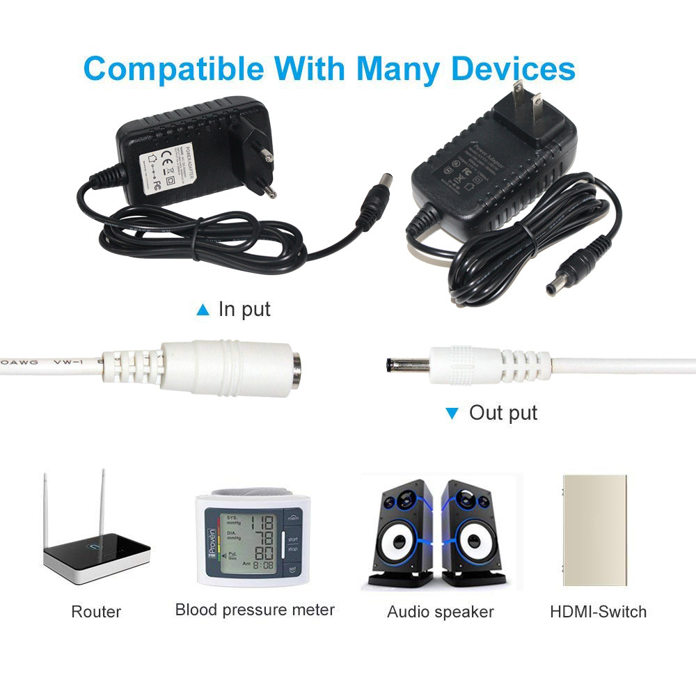 24W AC TO 12V DC Power Adapter 12V 2A Switching Mode Power Adapter